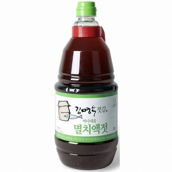 천연식품 김명수젓갈 멸치액젓 1.8L (1개)