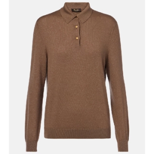 로로피아나 Luciole 캐시미어 블렌드 폴로 스웨터 P01081858_이미지