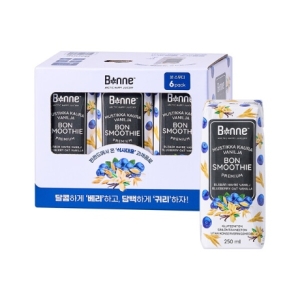  팔도 블루베리 오트 바닐라 본스무디 250ml [6개]