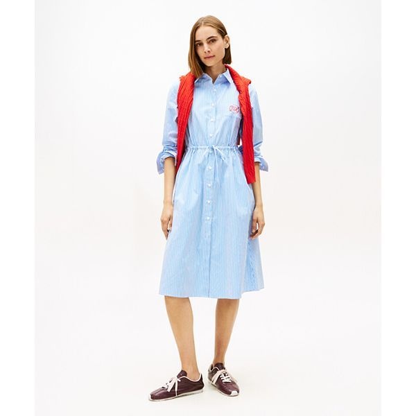 Ÿ�����ǰ� TOMMY HILFIGER ���ø� �÷��� ���� �巹�� T22G0TDR001WT20Y6 147760