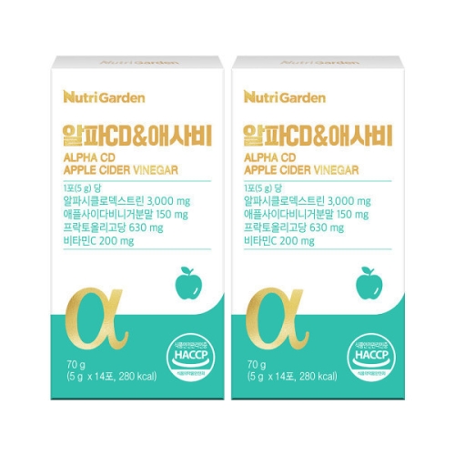 뉴트리가든 알파CD&애사비 14포 (2개)_이미지