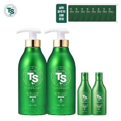 TS 골드플러스 TS 샴푸 500g+100g (500g 2개+100g 2개)_이미지