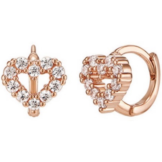 14K 하트 원터치 귀걸이(gold filled) C24EGF106