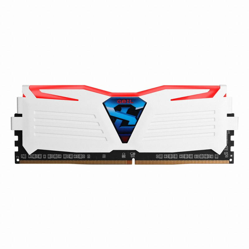 GeIL DDR4-2400 CL17 SUPER LUCE WHITE 레드 패키지 (32GB(16Gx2))_이미지