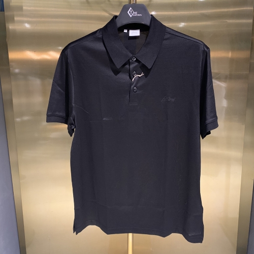  브리오니 반팔카라티 시그니처 로고 디테일 블랙 UJ9K0L PZ600 1000