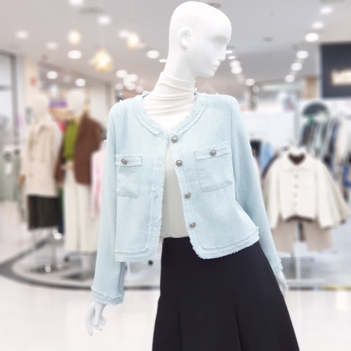 Ab.f.z 브리즈 봄 트위드 자켓 FSPHA1J12B