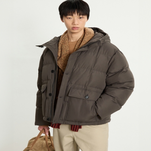 TNGT Karakoram Short Goose Down Jumper Khaki TNJU5F208K2_이미지