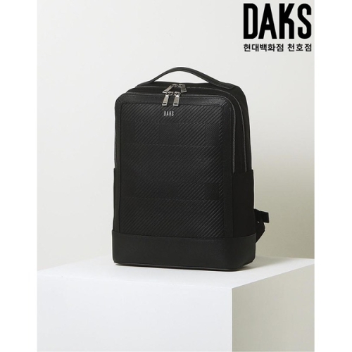 LF 닥스 [GREAT HOUSE CHECK][그레이트 하우스체크] 하우스 체크 패턴 소가죽 백팩_DBBA6E308BK (15형)