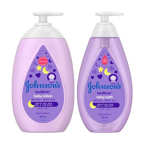 존슨즈베이비 베드타임 로션500ml+바스500ml