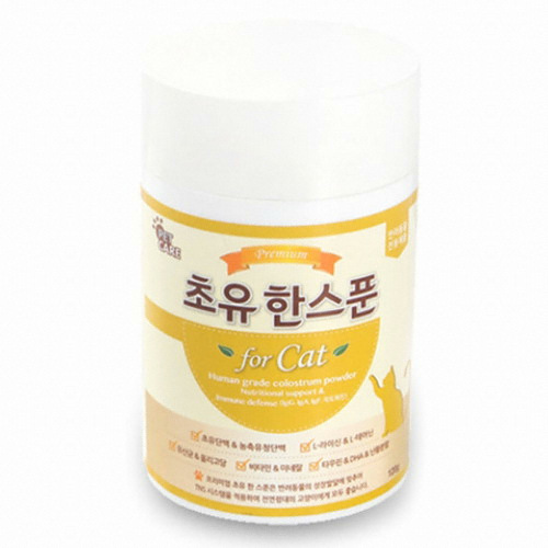 펫케어 초유한스푼 캣 120g