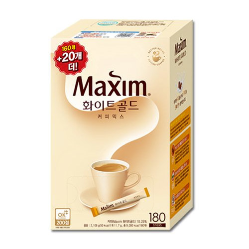 동서식품 맥심 화이트골드 믹스 스틱 180개입 (6개)