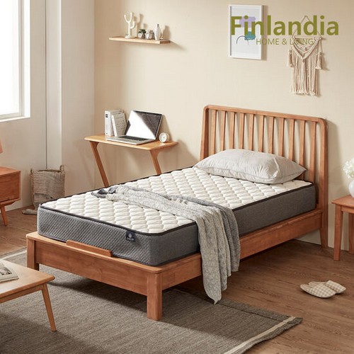 핀란디아 마틴L 원목 평상형 침대 SS