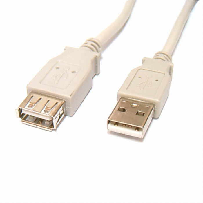 라인업시스템 LANSTAR USB 2.0 (A-A) (M/F) 연장 케이블 (3m)