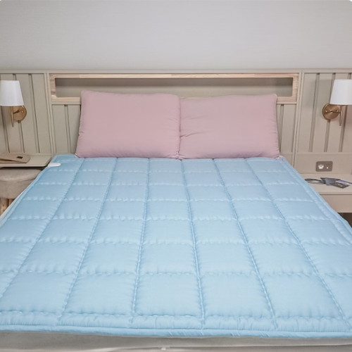 한일산업 프리미엄 양모 블루 탄소매트 (싱글, 110x200cm)