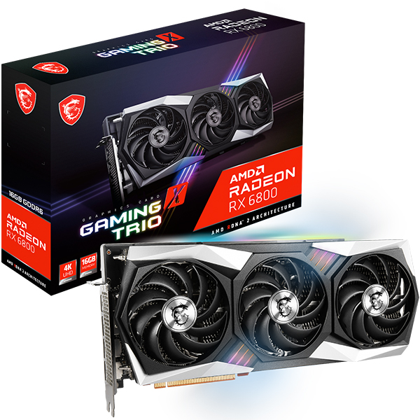 MSI 라데온 RX 6800 게이밍 X 트리오 D6 16GB 트라이프로져2