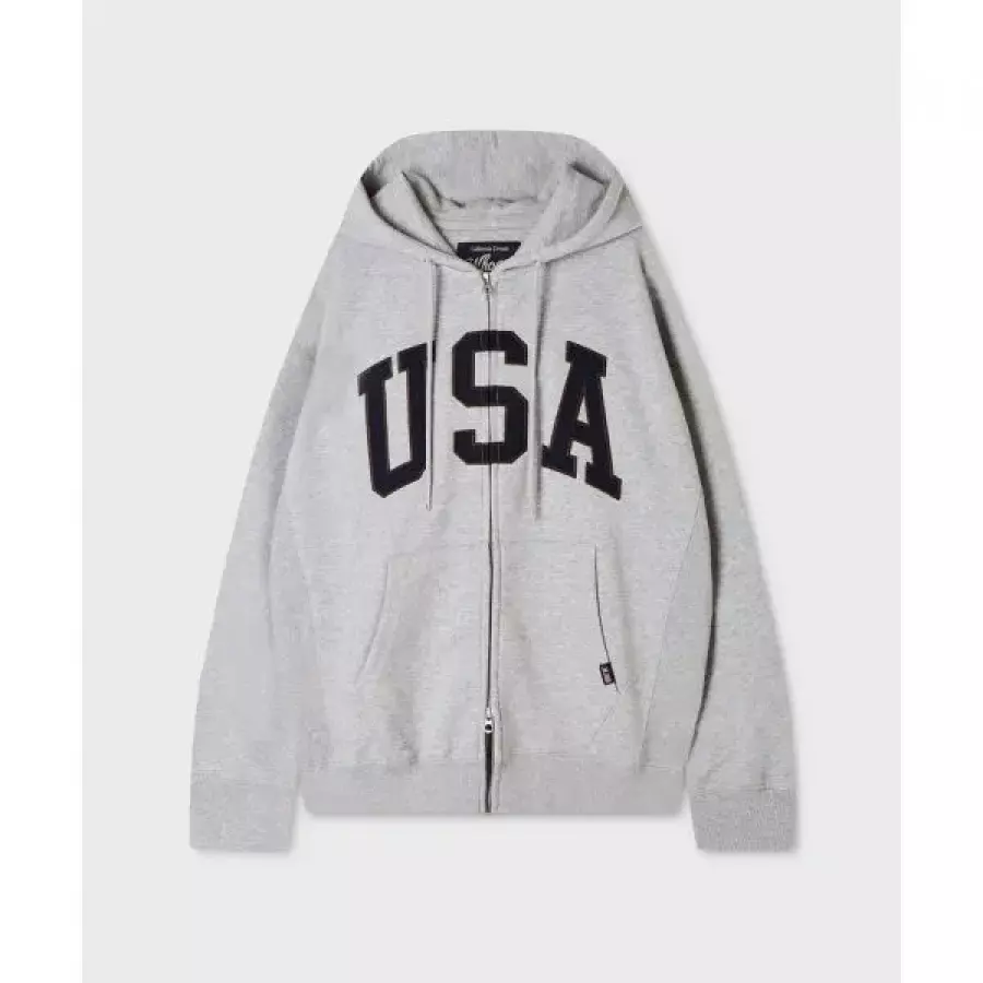 USA 후드 집업Over-fit / WHMZG4992U
