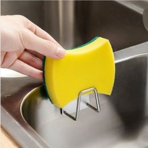 제이킨 SUS304 접착식 스텐 거치대 홀더 수세미걸이 받침대_이미지