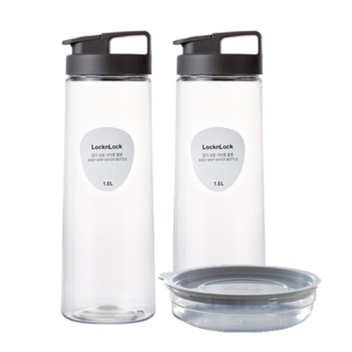 홈이있어 잡기쉬운 식탁용물병 그레이 1500ml