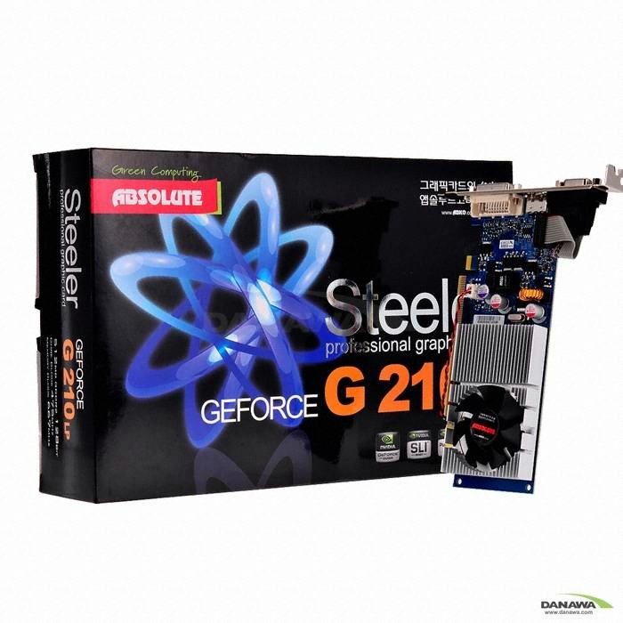 앱코 지포스 G210 Steeler 128Bit 512MB LP_이미지