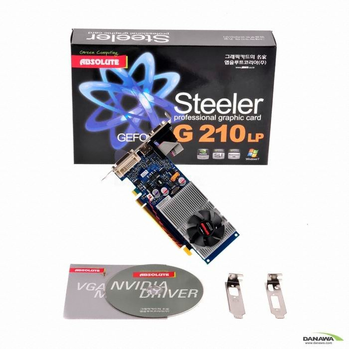 앱코 지포스 G210 Steeler 128Bit 512MB LP_이미지