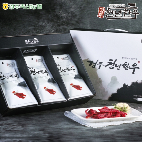 하담푸드 경주천년한우 한우 육포 50g (6개)_이미지