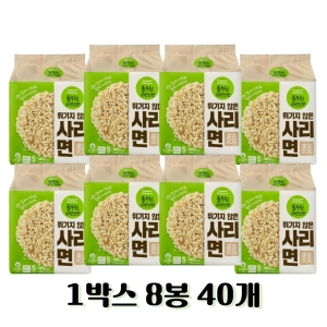 풀무원 자연건면 튀기지 않은 사리면 92g (40개)_이미지
