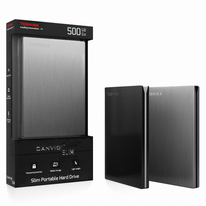 도시바 CANVIO SLIM 2 해외구매 (500GB)_이미지