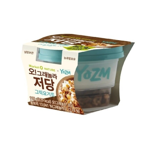 마켓오 오 그래놀라 저당 그릭요거트 115g
