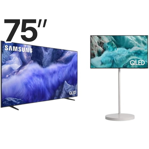 삼성전자 QLED KQ75QFE1AFXKR + KQ43QF7AAFXKR 무빙스타일 라이트 (스탠드, TV+TV)_이미지