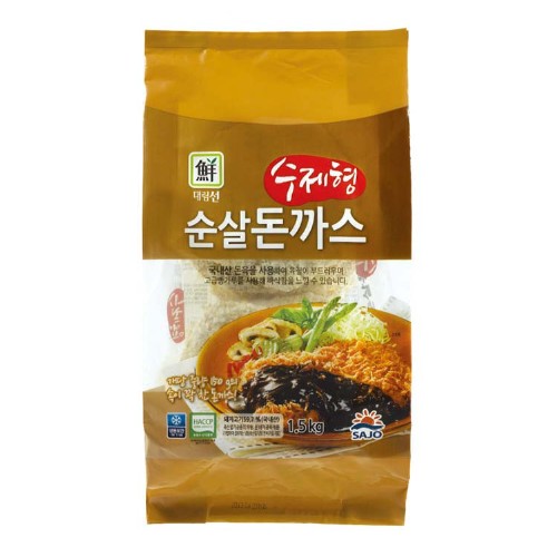 사조대림 대림선 수제형 순살돈까스 2kg (2개)_이미지