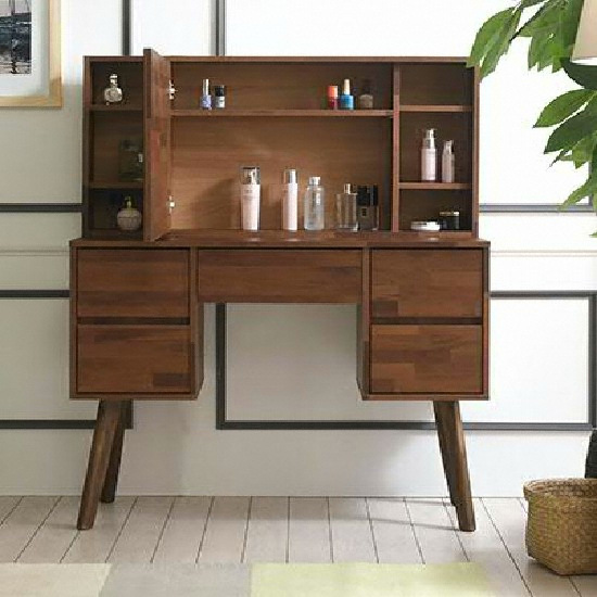 잉글랜더 앤티카 멀바우 수납 화장대 1000 (거울미포함)_이미지