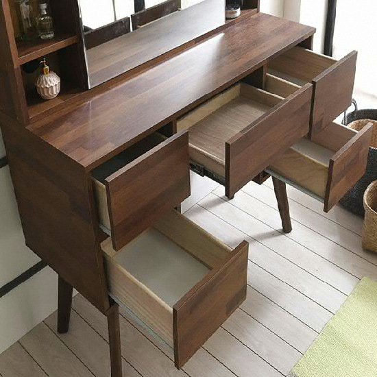 잉글랜더 앤티카 멀바우 수납 화장대 1000 (거울미포함)_이미지