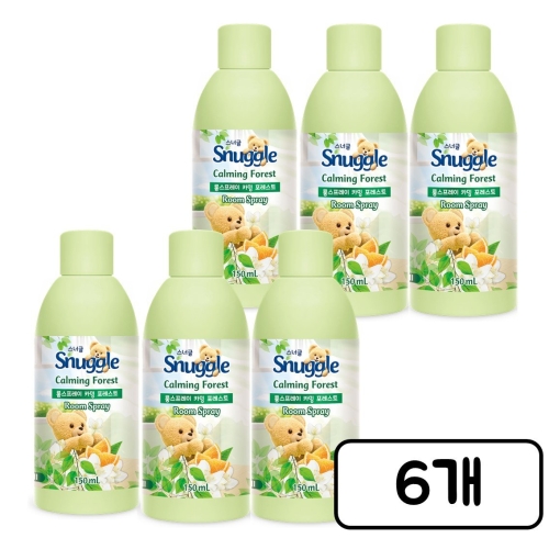 스너글 룸스프레이 카밍 포레스트 리필 150ml (6개)_이미지