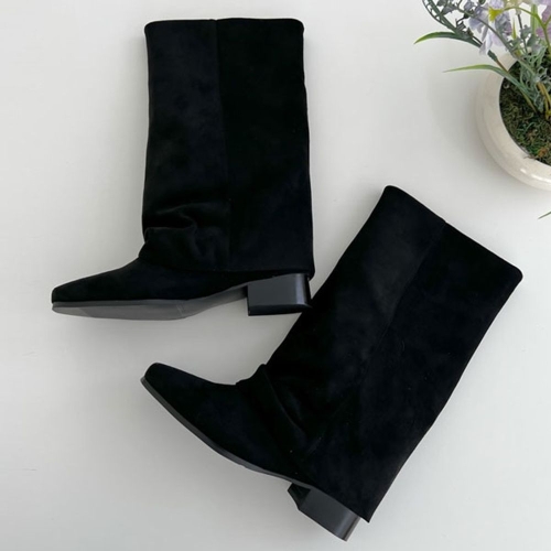  홀릭 HKR005 여성 롱부츠 가을 겨울 스웨이드 부츠