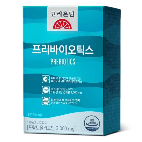 고려은단 프리바이오틱스 유산균먹이 프락토올리고당 FOS 4g 30포 (1개)
