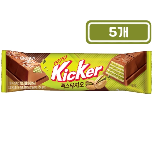 크라운제과 키커바 피스타치오 28g (5개)_이미지
