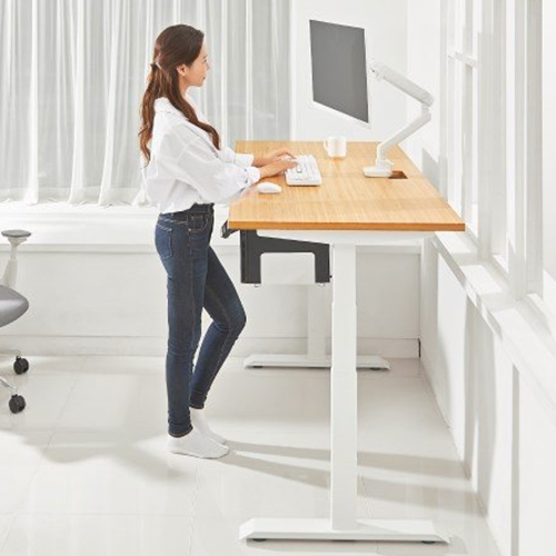 루나랩 듀얼모터 모션 높이조절 원목 일반형 스탠딩 책상 (1520x760, 업체설치)
