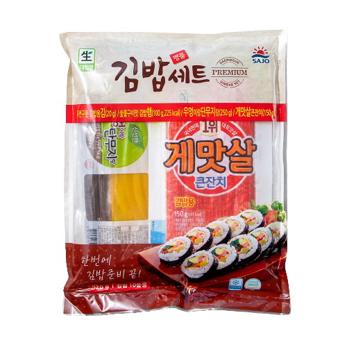 사조대림 명품 김밥재료 5종 세트 520g (3개)_이미지