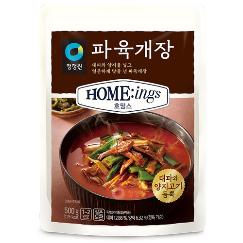 대상 청정원 호밍스 파육개장 500g