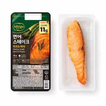 CJ제일제당 비비고 연어 스테이크 60g