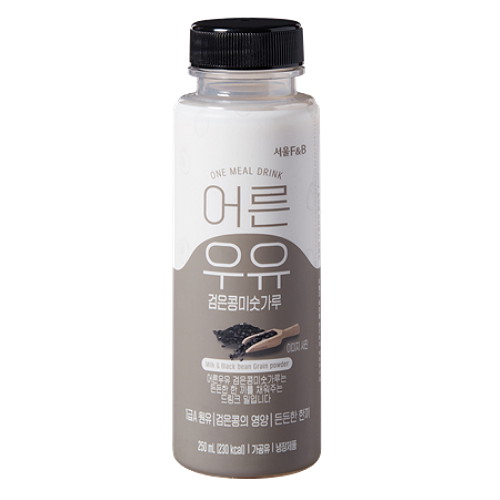 서울에프엔비 어른우유 검은콩 미숫가루 250ml (10개)_이미지