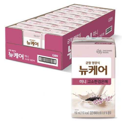 대상웰라이프 뉴케어 미니 고소한 검은깨 150ml (24개)_이미지