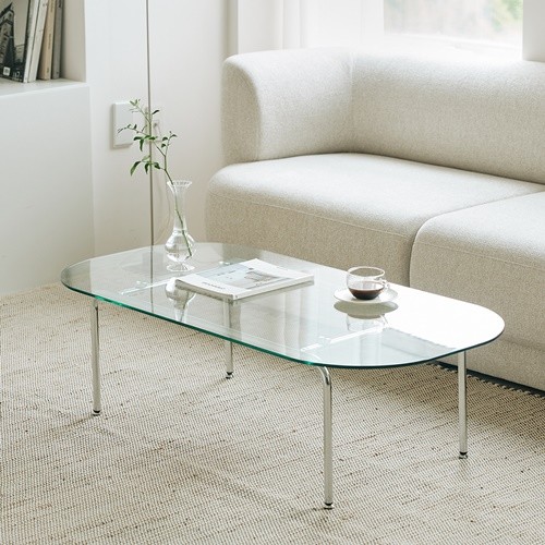 아르코 유리 거실테이블 1200