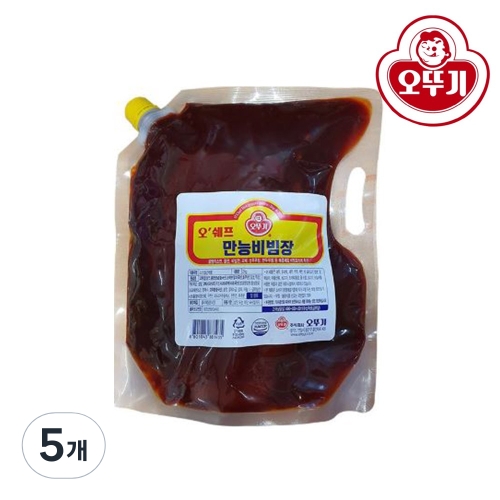 오쉐프 만능비빔장 2kg (5개)_이미지