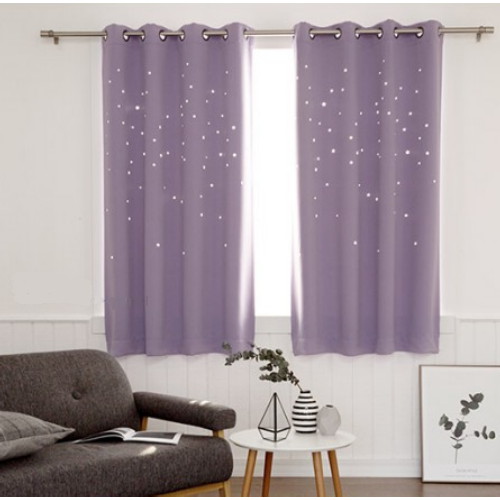 까르데코 디망쉬스타 펀칭 암막커튼 (1장, 창문형, 132x170cm)_이미지