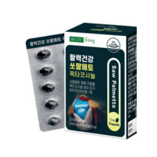  네이처드림 남성건강엔 쏘팔메토 옥타코사놀 500mg 30캡슐 [5개]