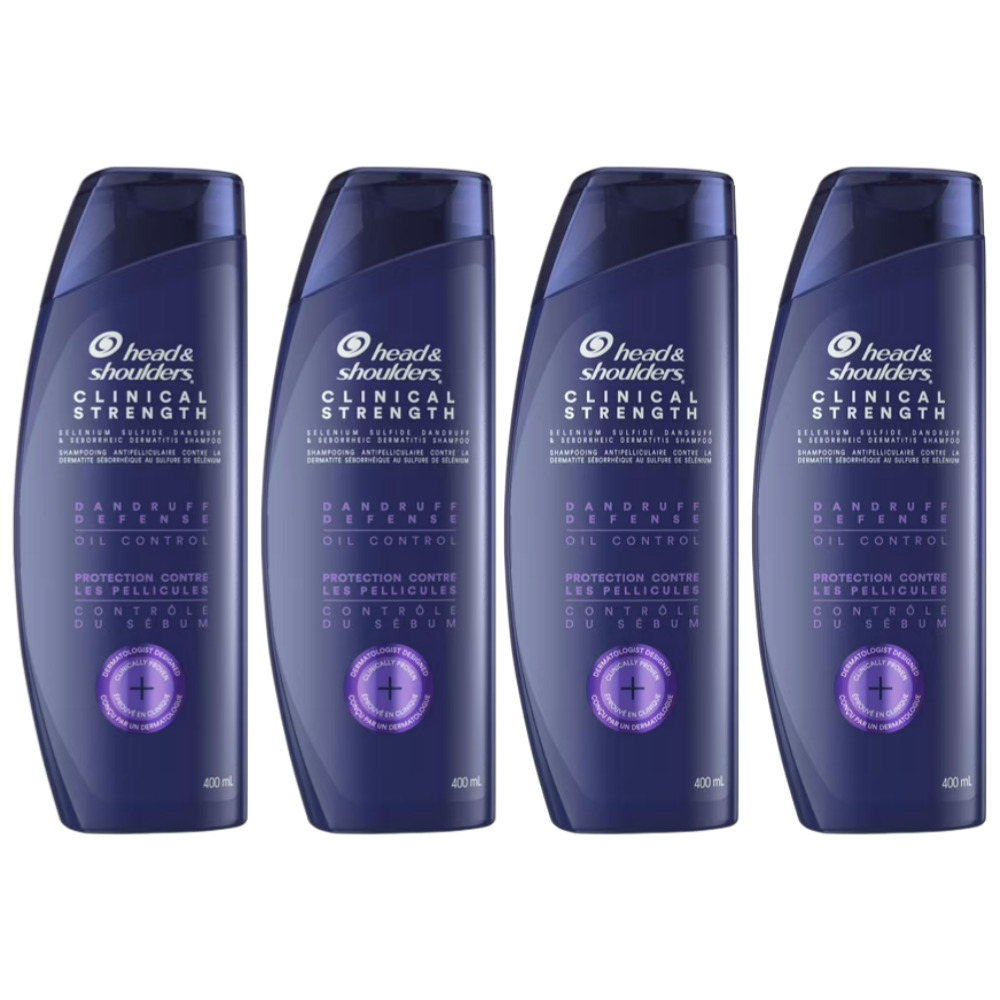 헤드앤숄더 클리니컬 스트렝스 오일컨트롤 비듬 샴푸 400ml (4개)_이미지