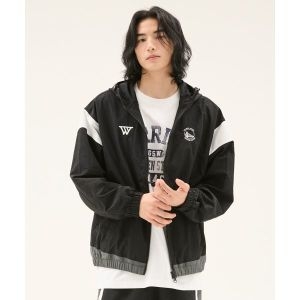 NBA GSW 챔피언십 컬러블록 웜업 자켓 N251JP053P 블랙 L_이미지