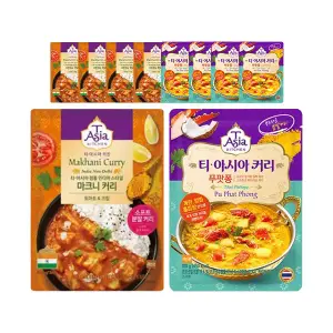 샘표식품 티아시아키친 마크니 커리 분말5개 + 푸팟퐁 커리 분말5개