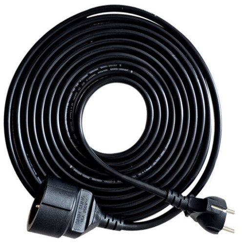 1구 16A 연장선 멀티탭 블랙